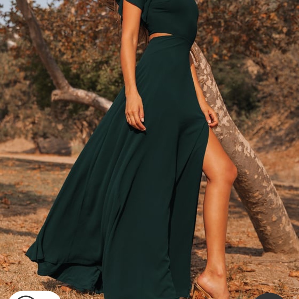 Lulus Bridesmaid Hunter Green Dress